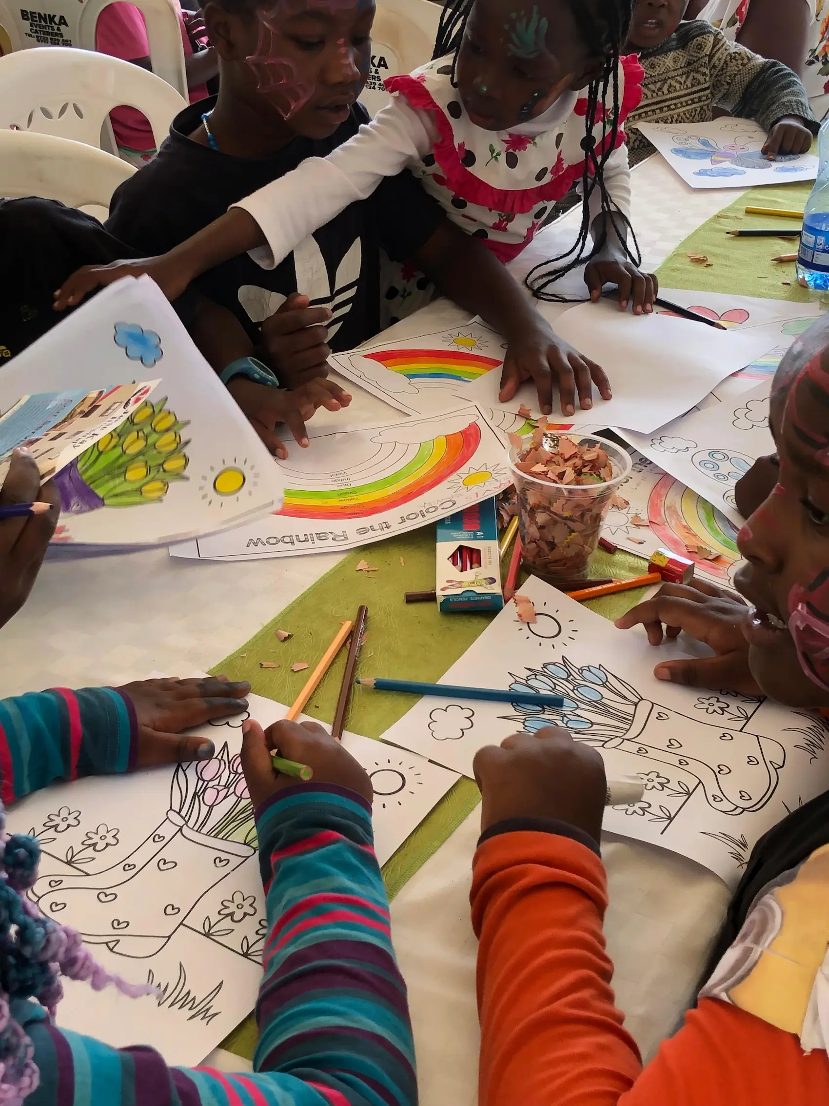 Art-based healing session